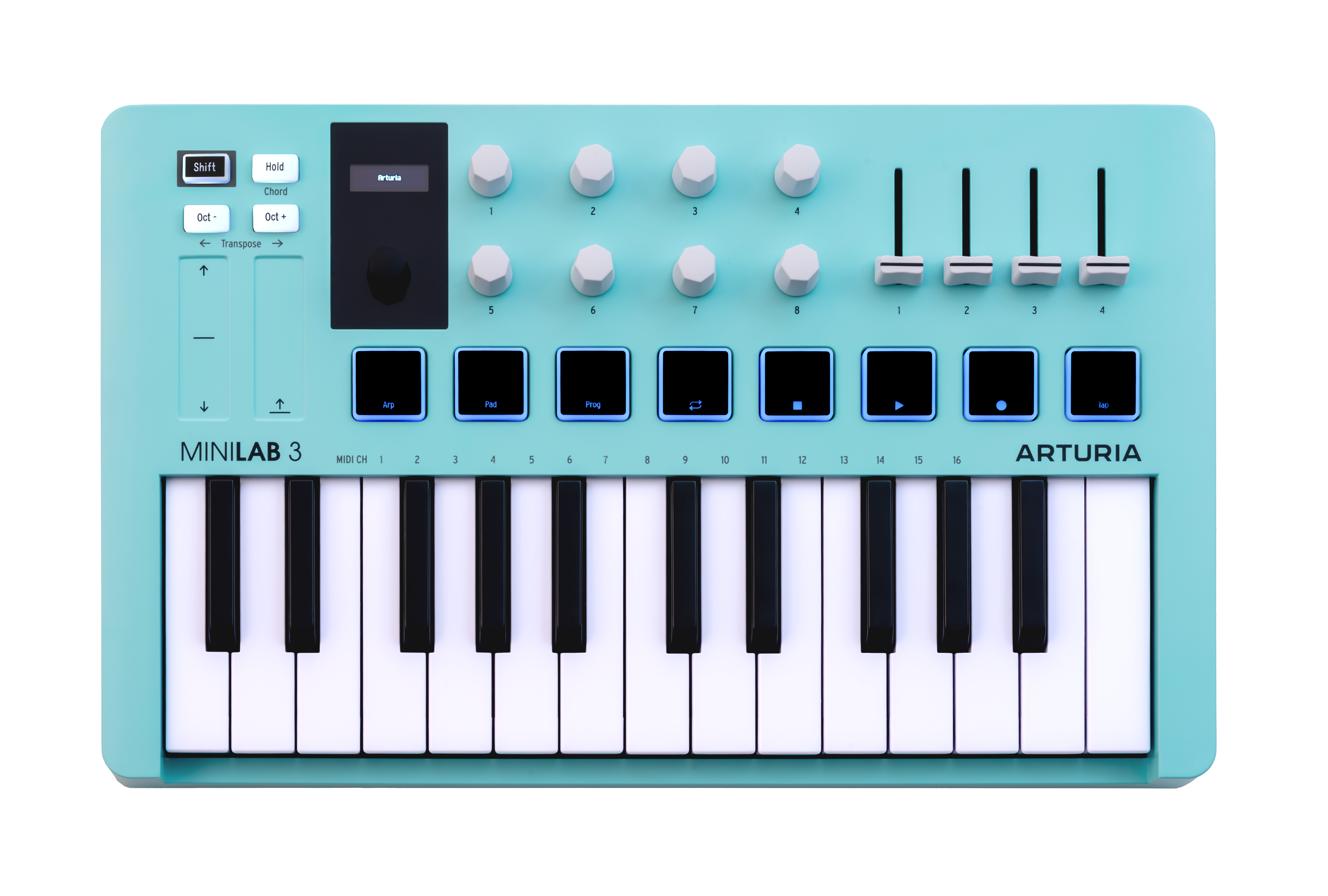 Arturia MiniLab 3 Aquamarine gallery 4