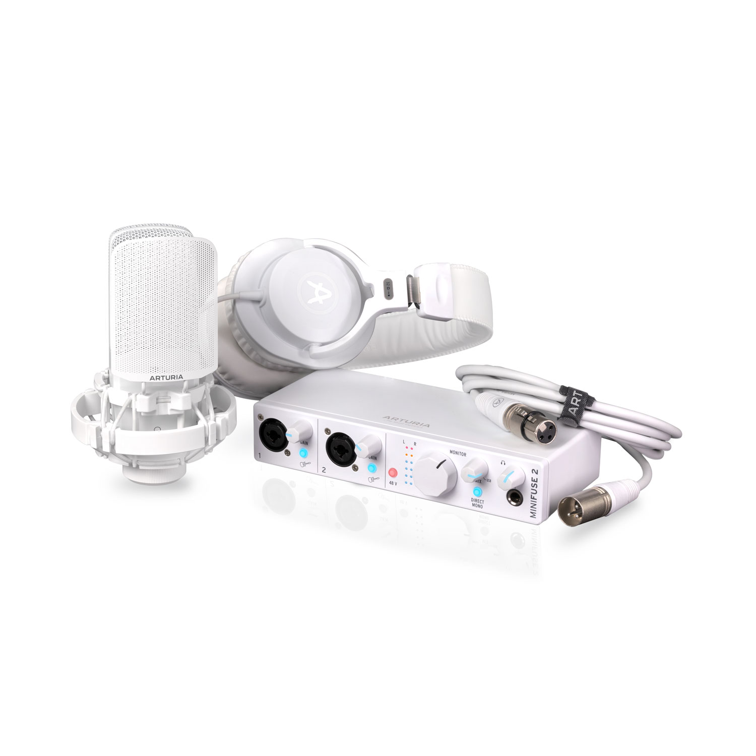 Arturia MiniFuse Recording Pack (White) gallery 1