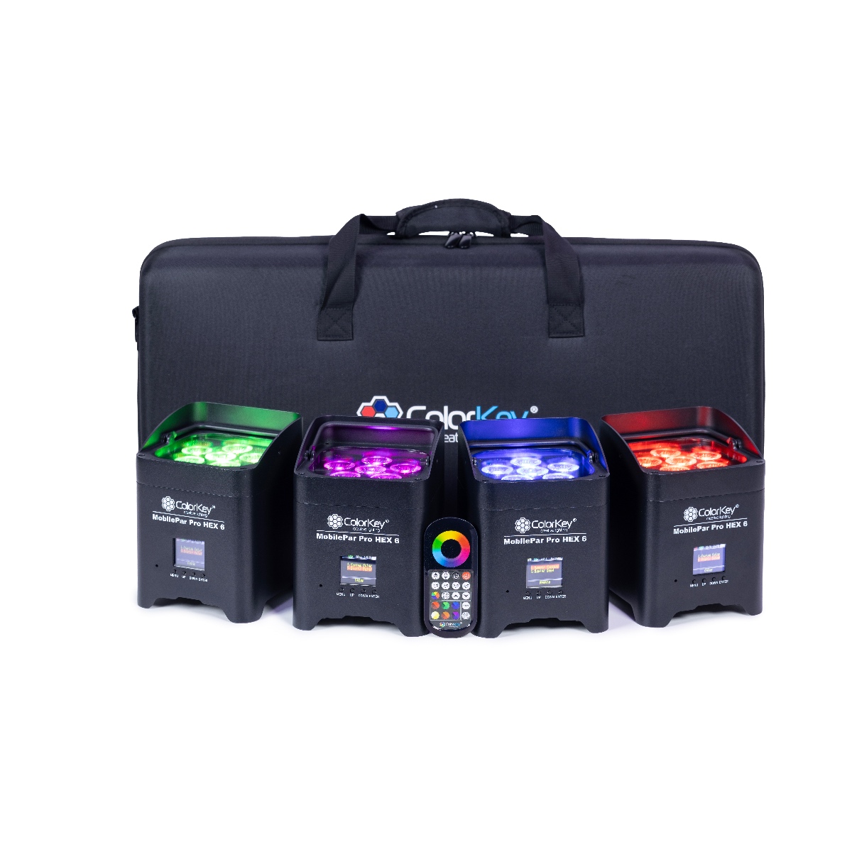 ColorKey MobilePar Pro Hex 6 (4-Pack w/ Hardshell Case)