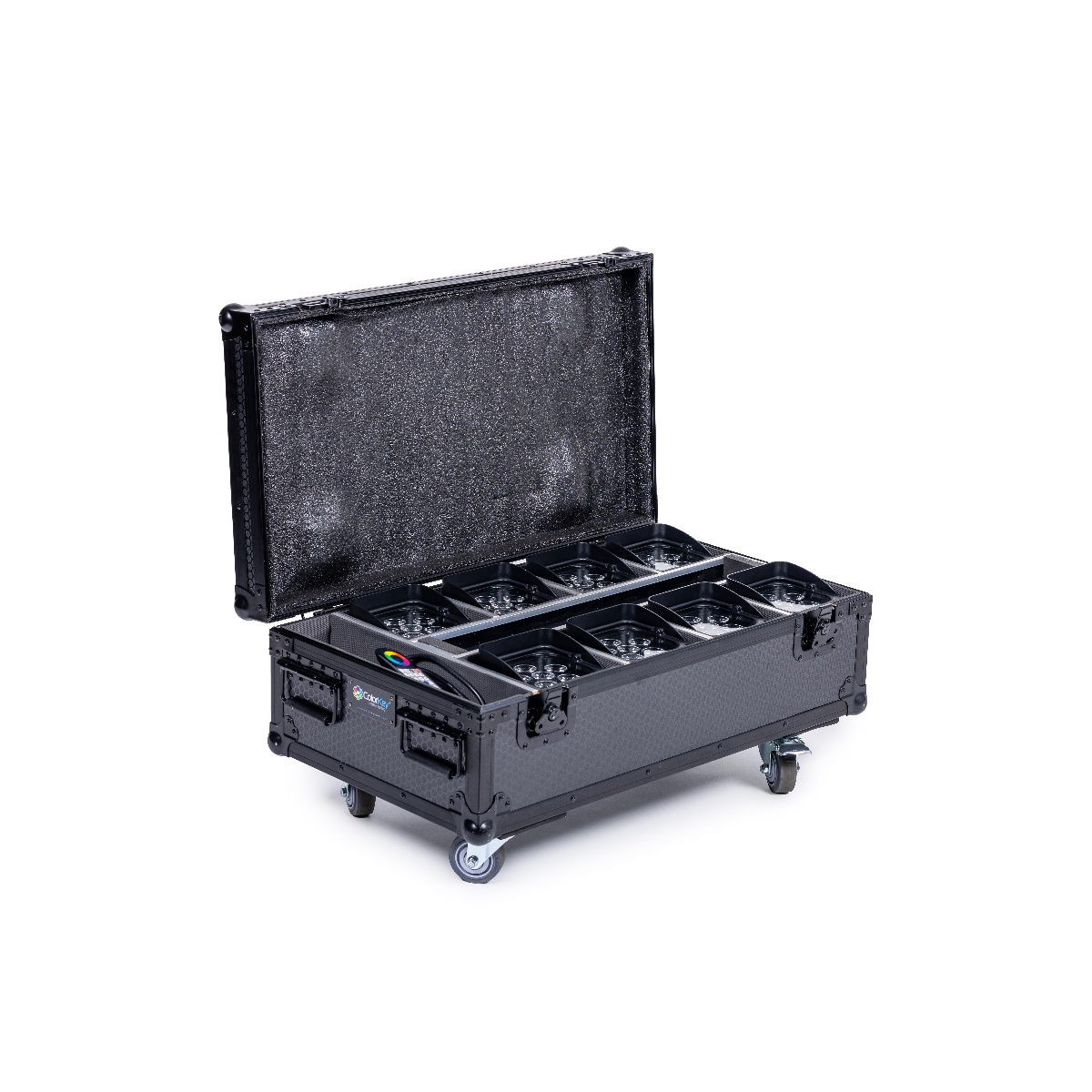 ColorKey 8-pc Charging Road Case for MobilePar Pro Hex 6