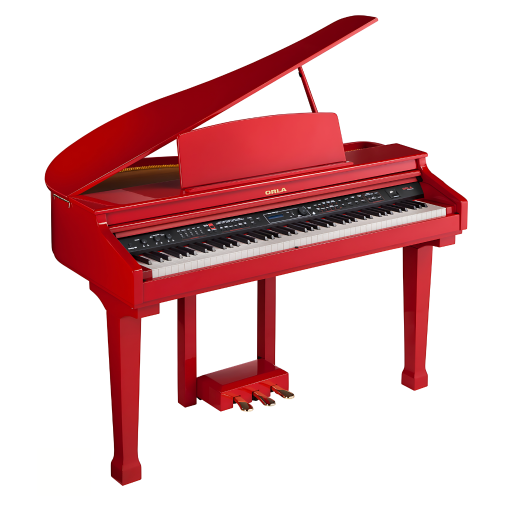 Orla Grand 120 Digital Grand Piano - Red