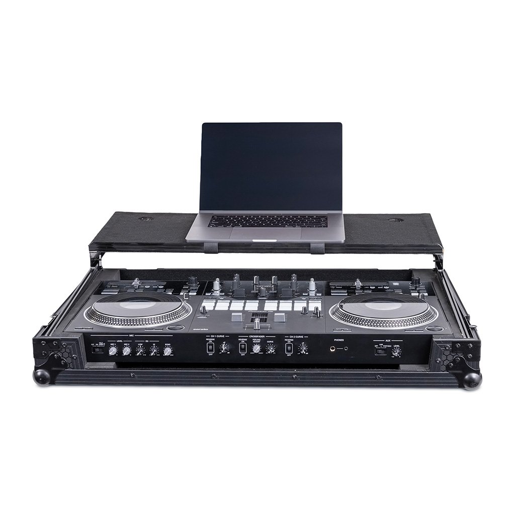 Headliner Pitch Black Flight Case for DDJ-REV7 w/ Laptop Platform & Wheels gallery 1