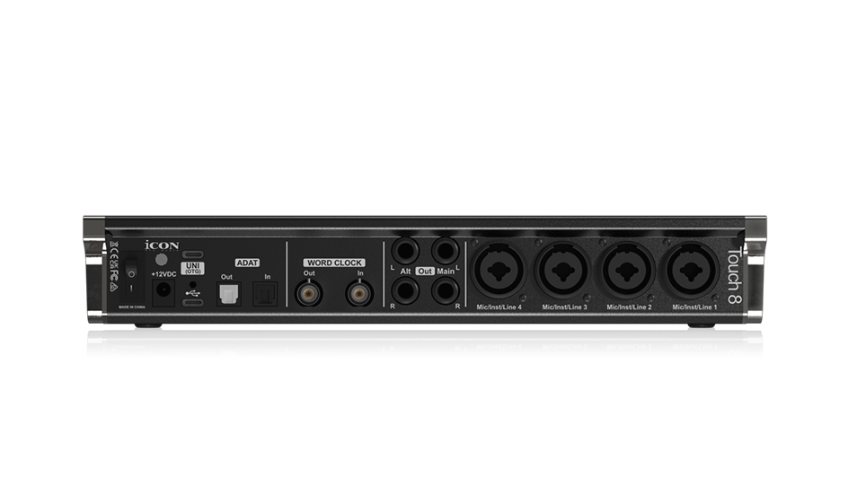 ICON Pro Audio Touch 8 12x12 USB-C Touchscreen Audio Interface gallery 2