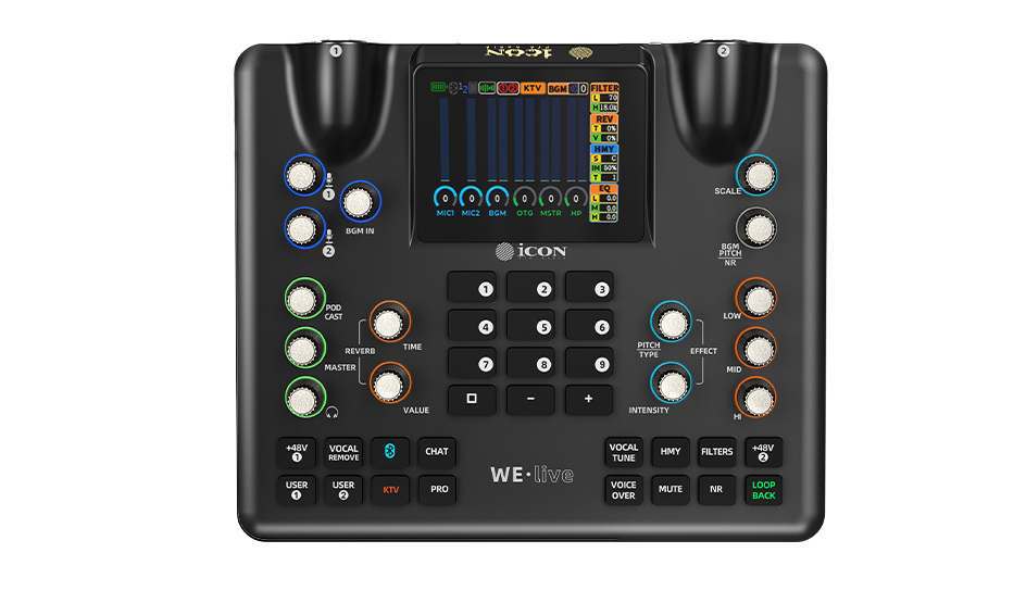 iCON Pro Audio WeLive - USB Live Streaming Interface with DSP EFX & Remote