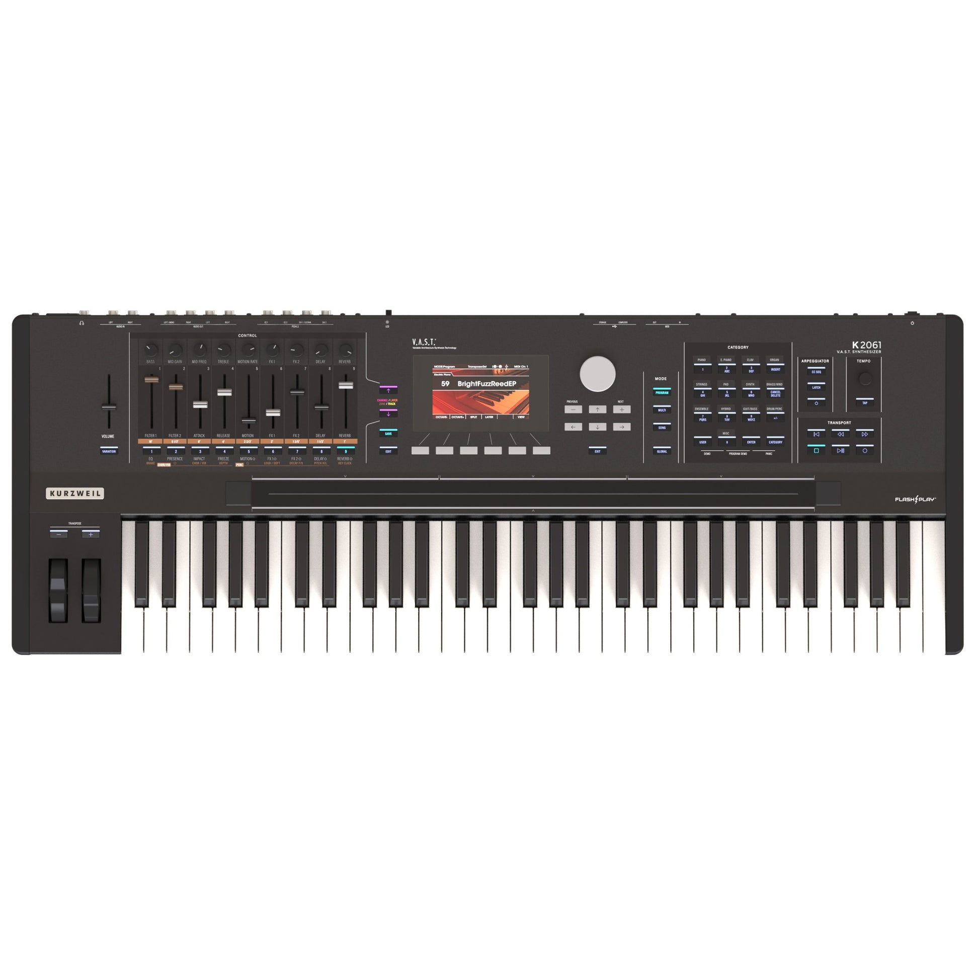 Kurzweil K2061 Synthesizer Workstation gallery 2