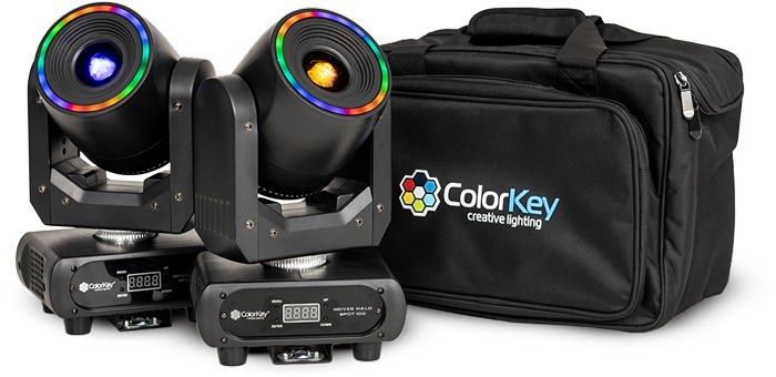 Colorkey Halo Spot 1002-Pack Bundle w Carrying Bag