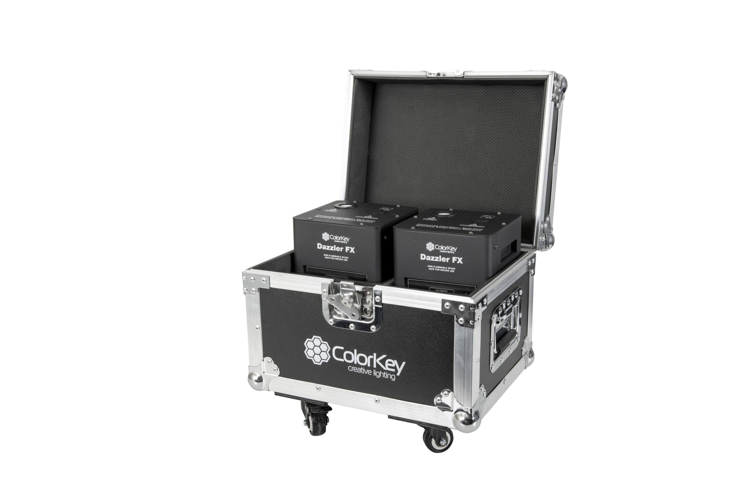 Two ColorKey Dazzler FX Machines with CKU-9030 Road Case (Black) gallery 2