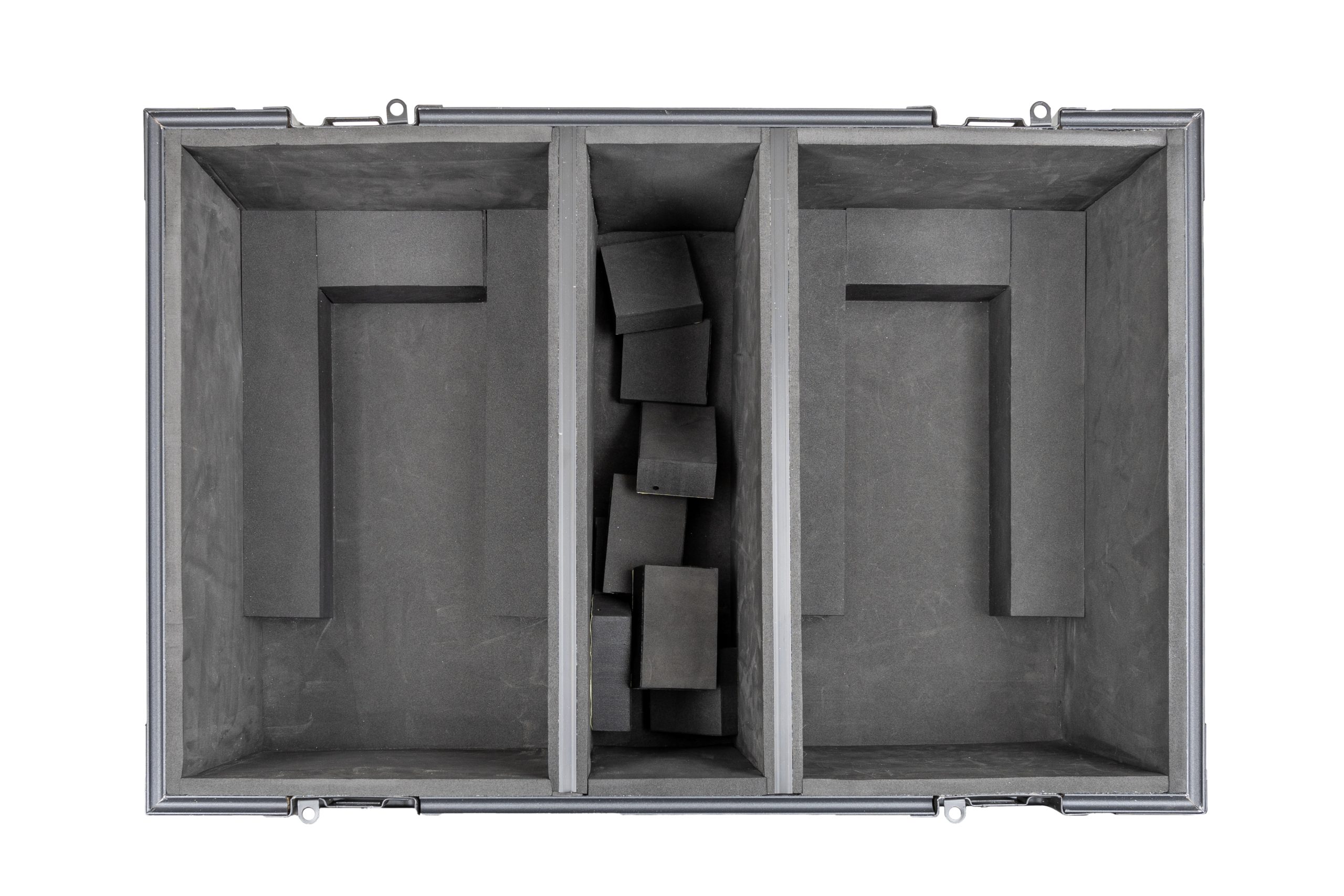 2-pc Flight Case Trolley for Mover Spot 150 (All Black) gallery 3