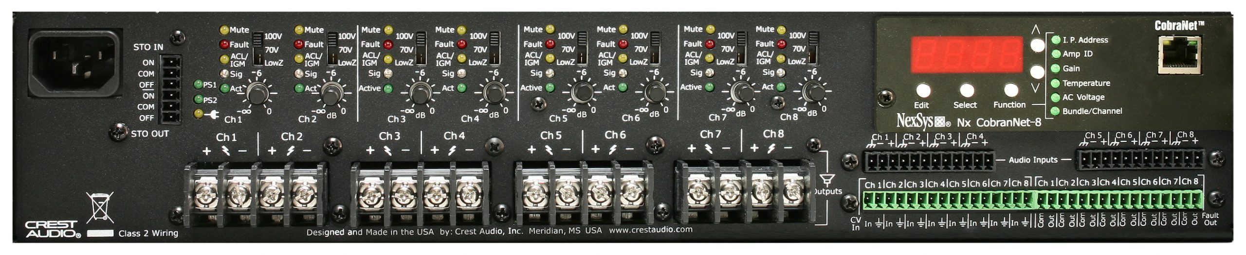 Crest Audio CKd 1208 Networkable Multi-Channel Power Amplifier gallery 6