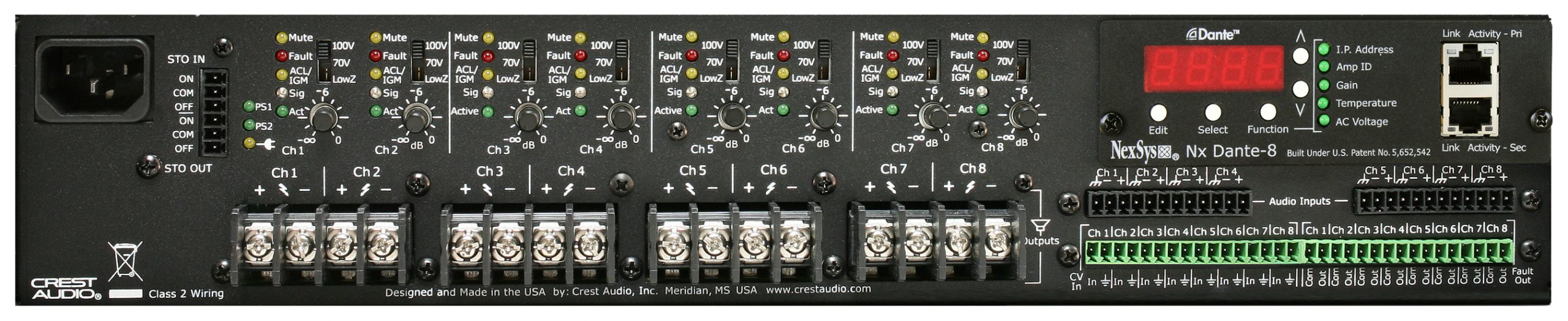 Crest Audio CKd 1208 Networkable Multi-Channel Power Amplifier gallery 5