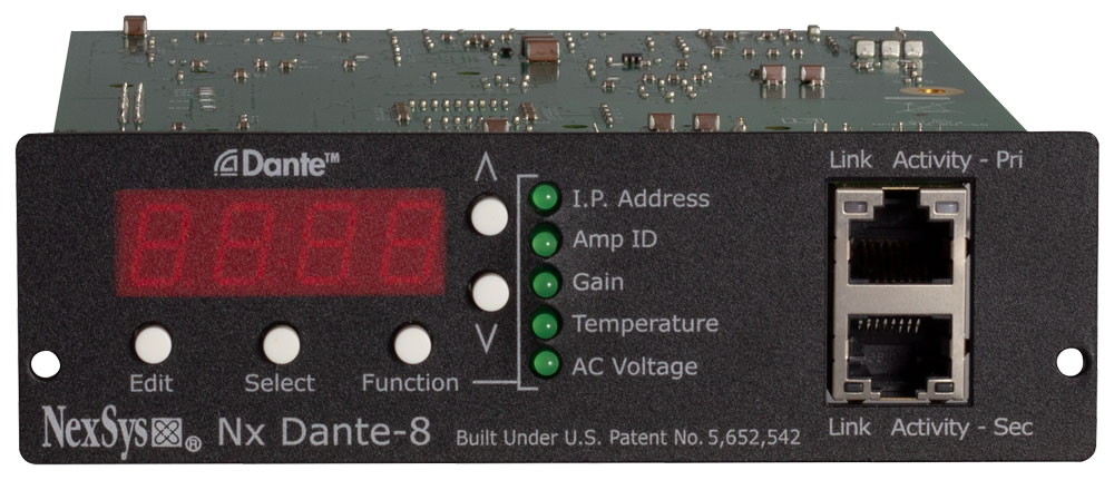 Crest Audio NexSys Nx Dante-8 network module gallery 2