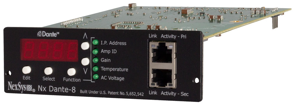 Crest Audio NexSys Nx Dante-8 network module gallery 3