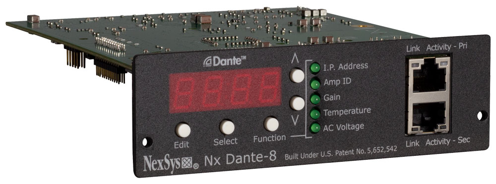 Crest Audio NexSys Nx Dante-8 network module gallery 1