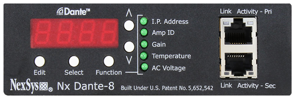 Crest Audio NexSys Nx Dante-8 network module