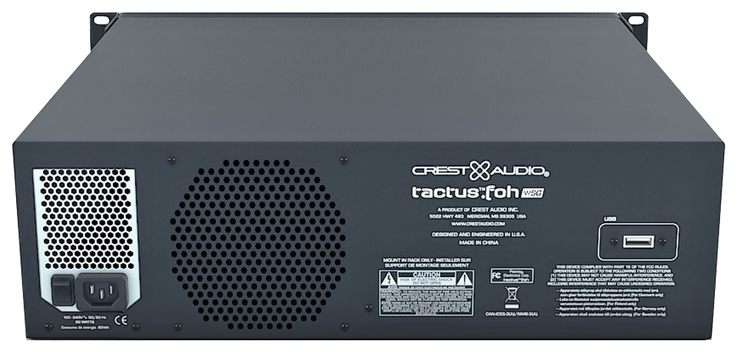 Crest Audio Tactus.FOH Networked Server (no LV-1 software) gallery 5