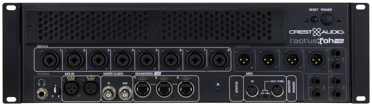 Crest Audio Tactus.FOH Networked Server (no LV-1 software)