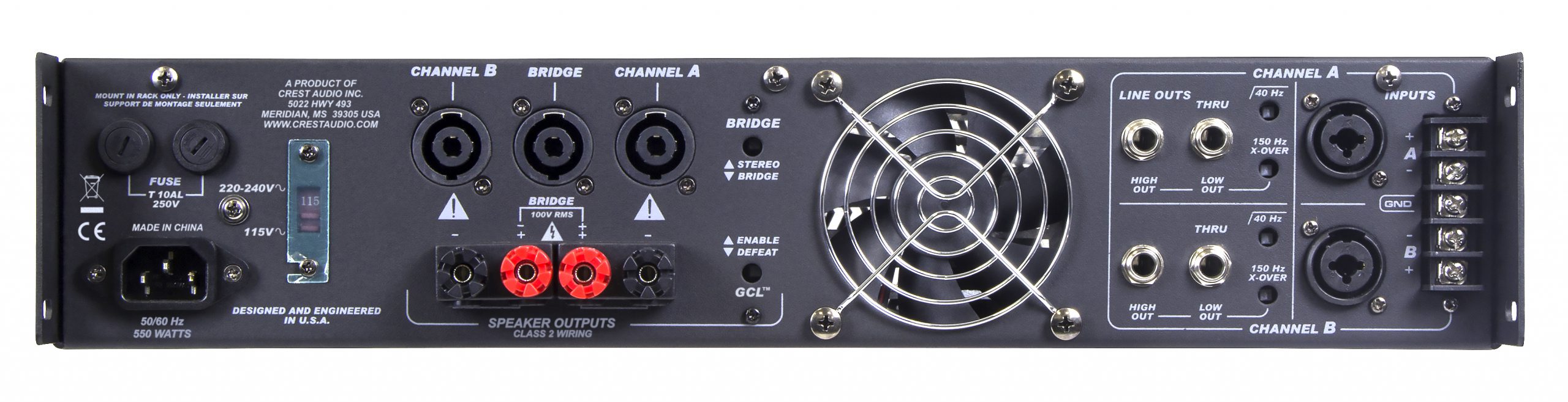 Crest Audio CPX1 2-Channel Power Amplifier gallery 1