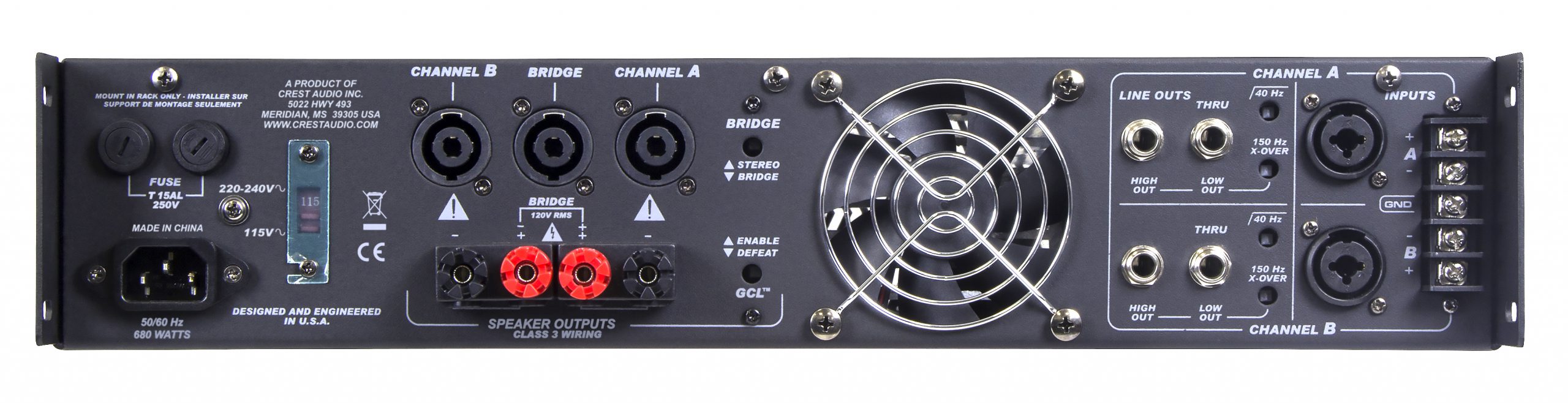 Crest Audio CPX2 2-Channel Power Amplifier gallery 1