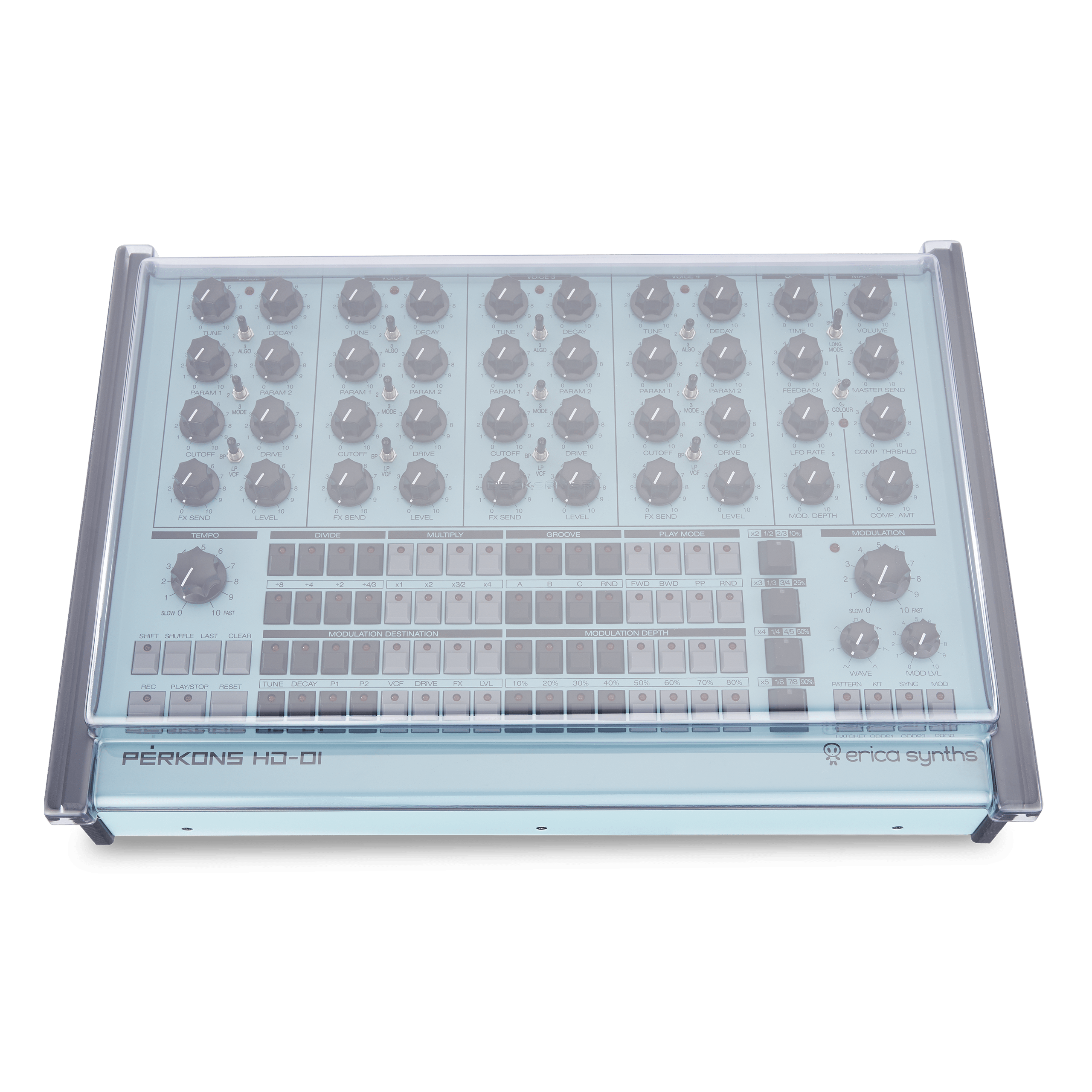 Decksaver Erica Synths Perkons HD-01 Cover (SOFT-FIT) gallery 1