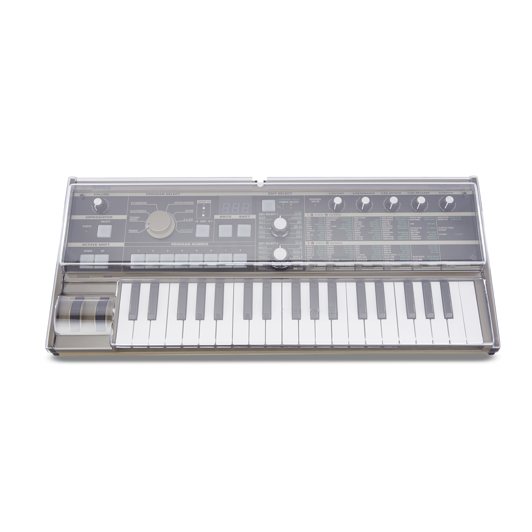 Decksaver LE Korg Microkorg & Microkorg S Cover (Light Edition) gallery 4