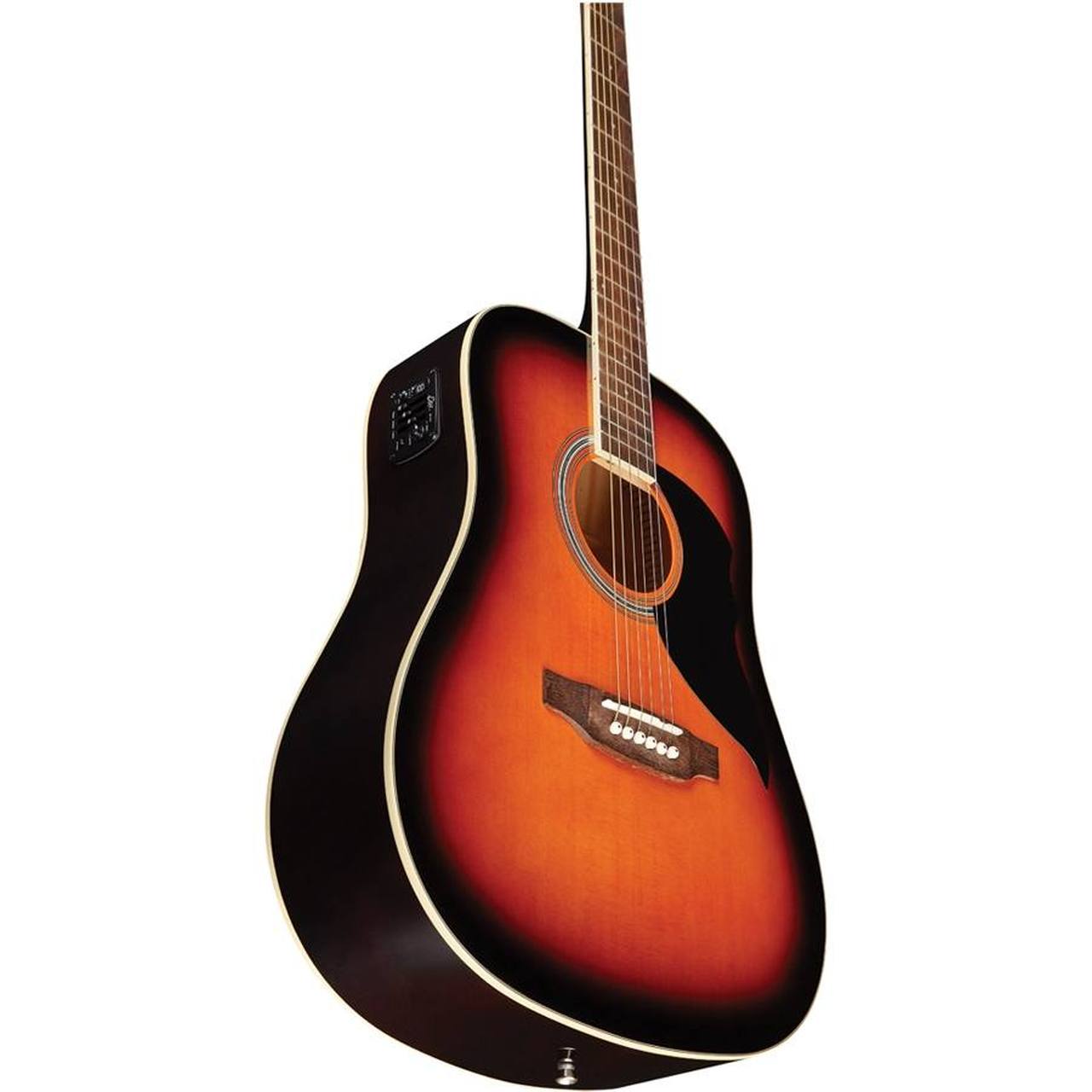 Eko Ranger 6 EQ VAN3L Dreadnought Acoustic-Electric Guitar – Brown Sunburst gallery 2