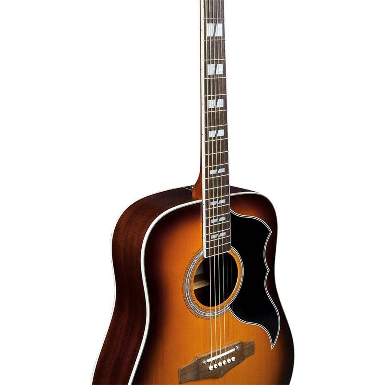 Eko Ranger VI VR Dreadnought Acoustic Guitar – Honey Burst gallery 3