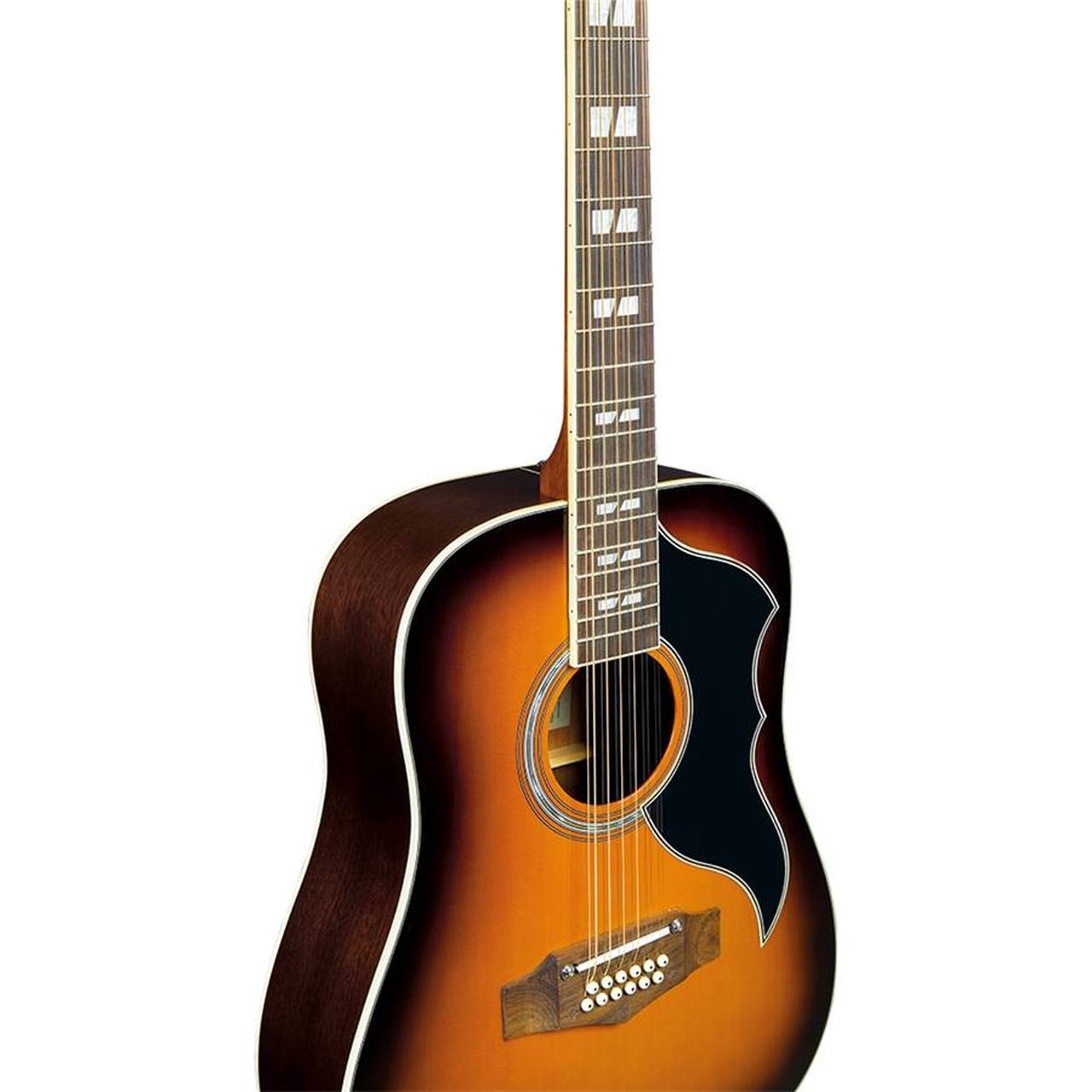 Eko Ranger XII VR EQ 12-String Dreadnought Acoustic-Electric Guitar – Honey Burst gallery 3
