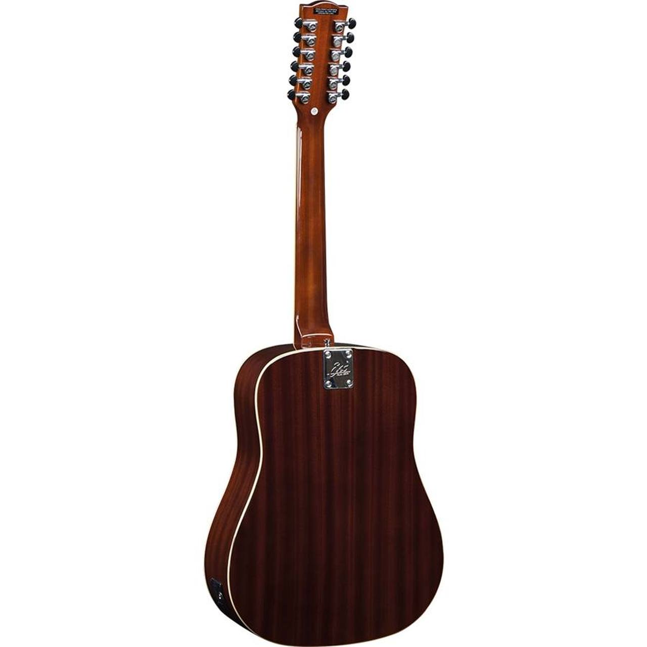 Eko Ranger XII VR EQ 12-String Dreadnought Acoustic-Electric Guitar – Natural Top Stained gallery 3