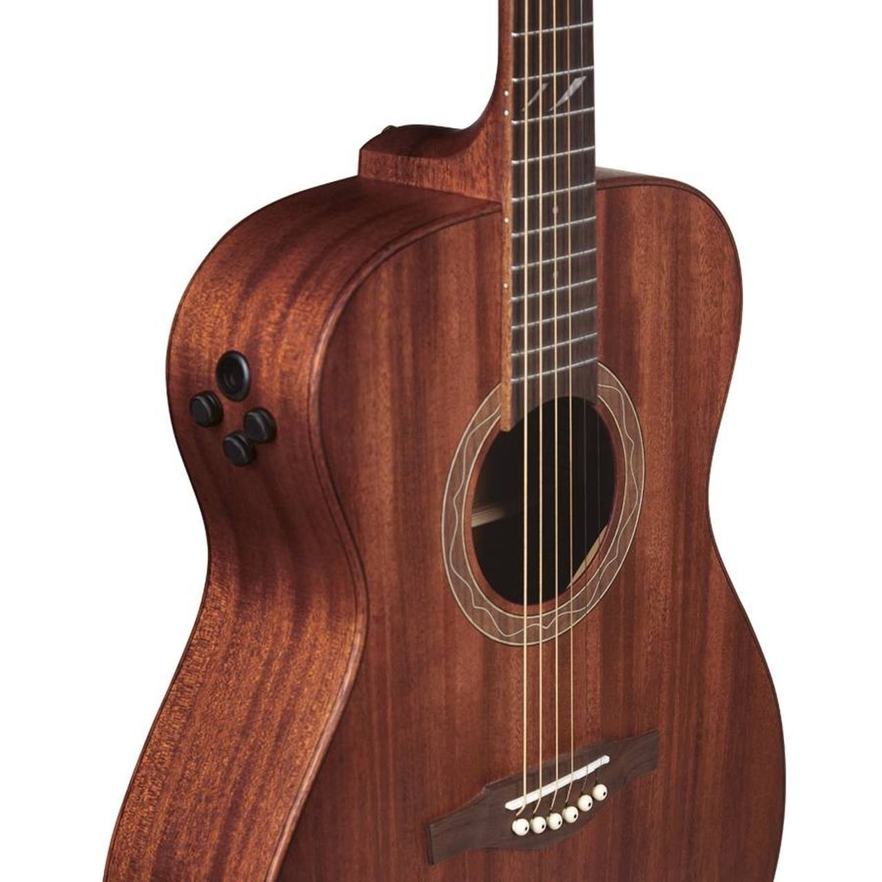 Eko DUO A200e Auditorium Acoustic-Electric Guitar – Natural gallery 3
