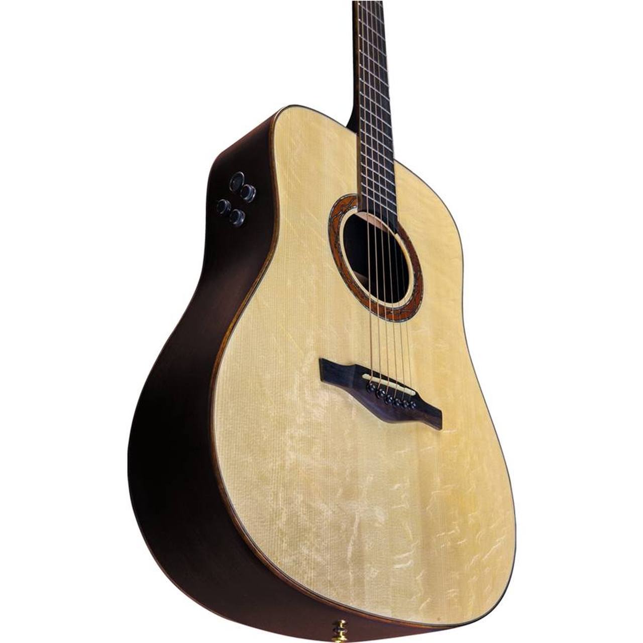 Eko WOW D800e SR All-Solid Dreadnought Acoustic-Electric Guitar – Spruce / Rosewood gallery 2