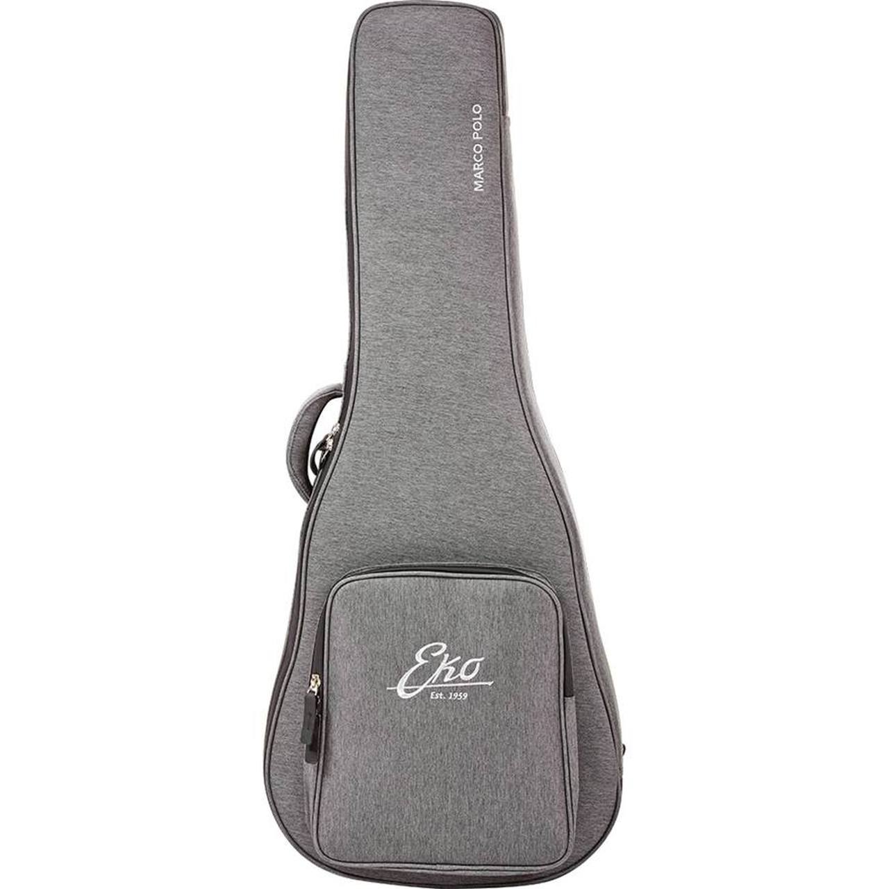 Eko Marco Polo T500e SB LTD All-Solid Travel Acoustic-Electric Guitar – Spruce / Bocote gallery 4