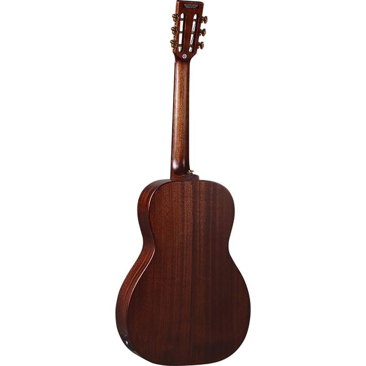 Eko Marco Polo P500E MM All-Solid Parlor Acoustic-Electric Guitar – Mahogany gallery 1