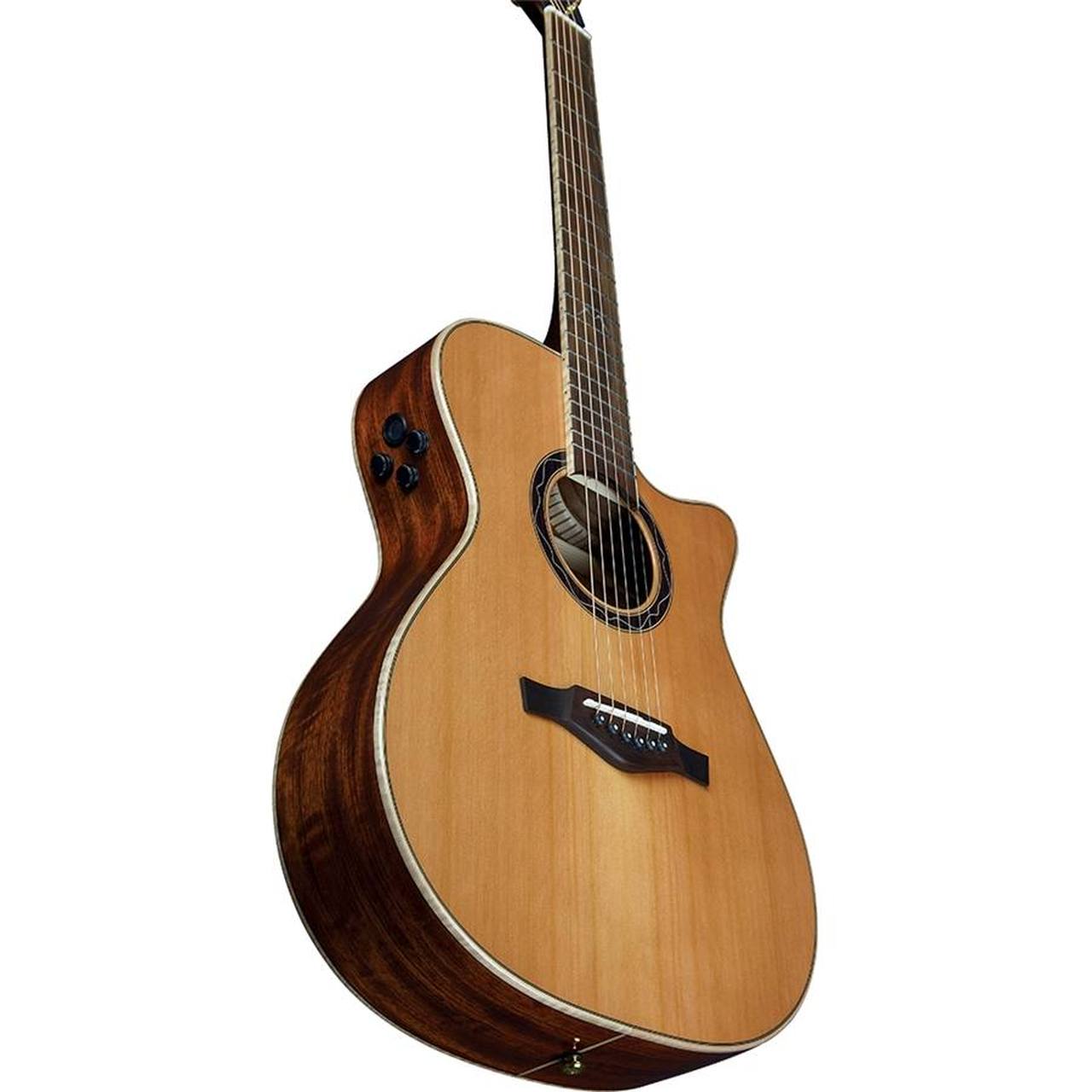 Eko MIA A400CE Dreadnought Cutaway Acoustic-Electric Guitar – Natural gallery 2