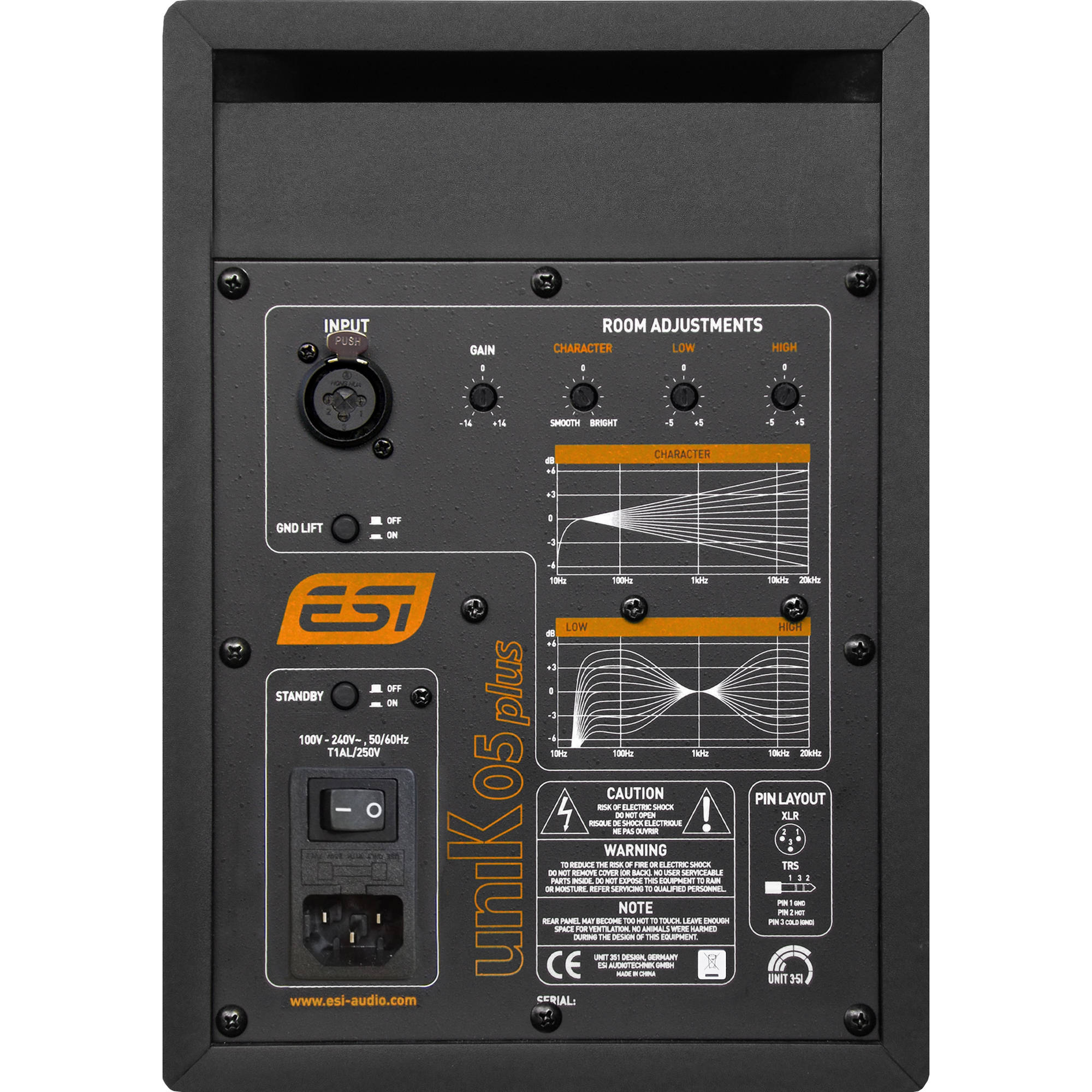 ESI uniK 05+ Professional Active Reference 5" Studio Monitor - (Single) gallery 1