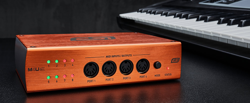 ESI M4U eX - 8-port USB 3.0 MIDI interface with USB hub gallery 3
