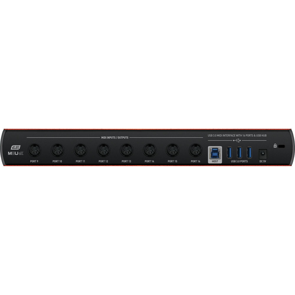 ESI M8U eX - 16-port USB 3.0 MIDI interface with USB hub gallery 1
