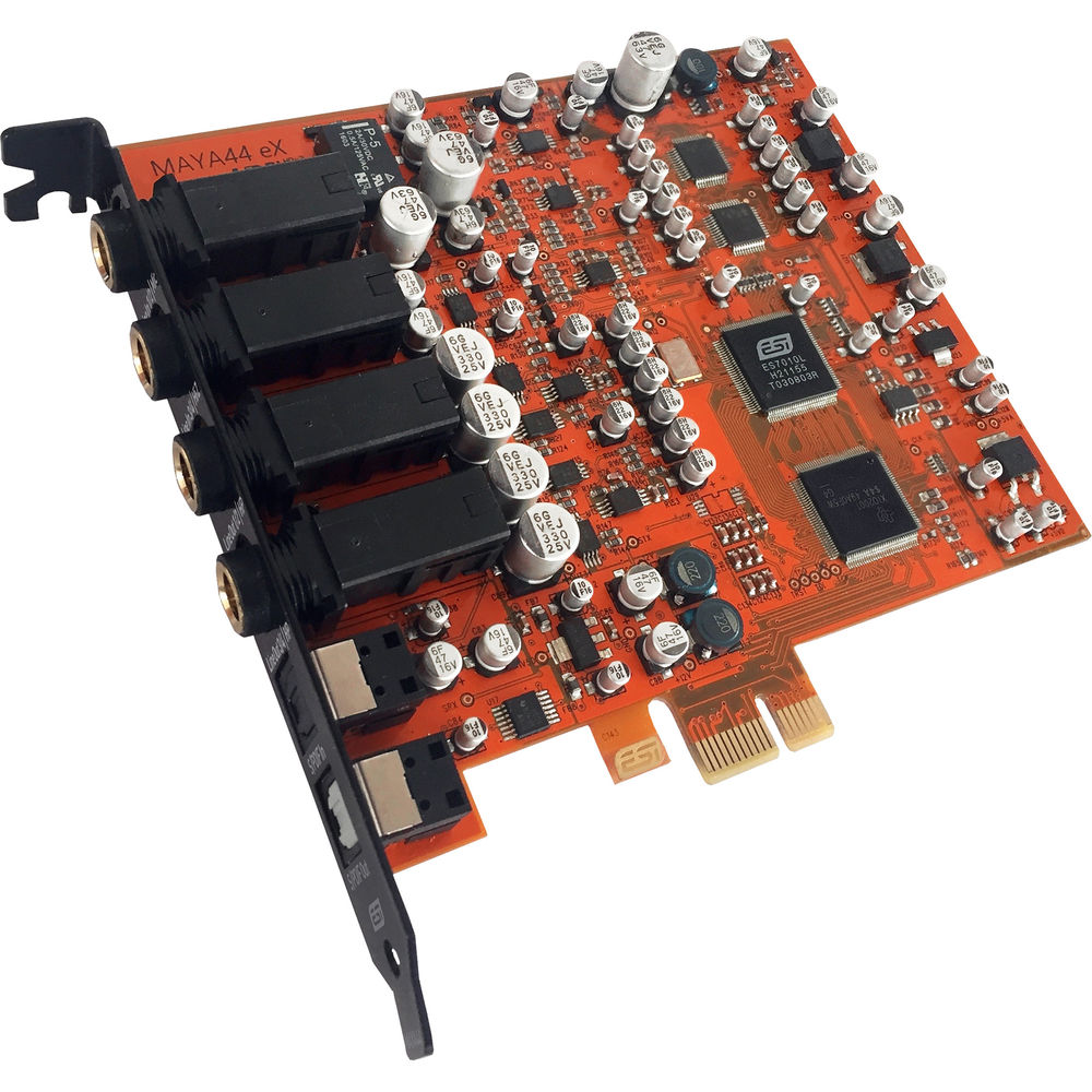 ESI MAYA44 eX - 24-bit/96kHz PCIe Audio Interface with 4 in / 4 out
