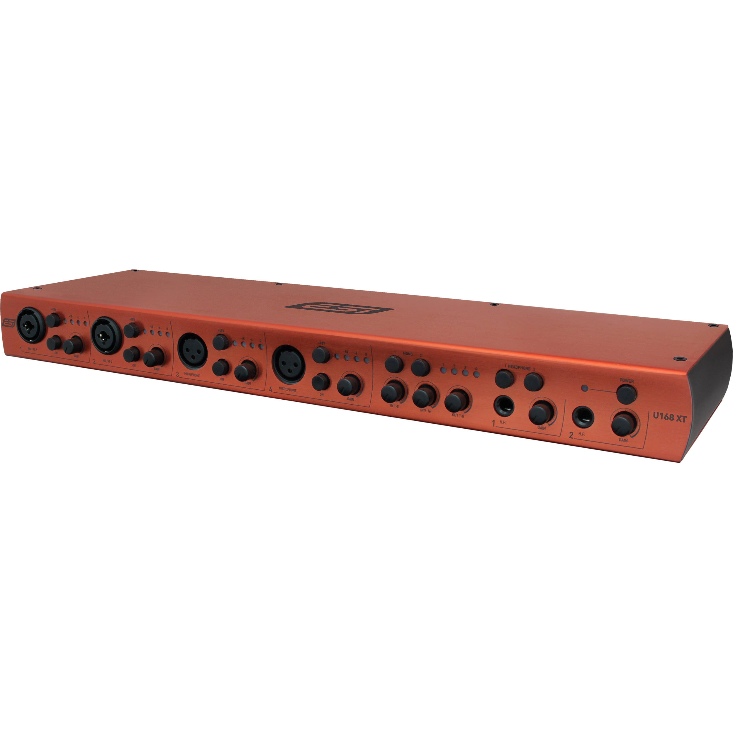 ESI U168 XT - Professional 24-bit USB Audio Interface with 16 Inputs / 8 Outputs