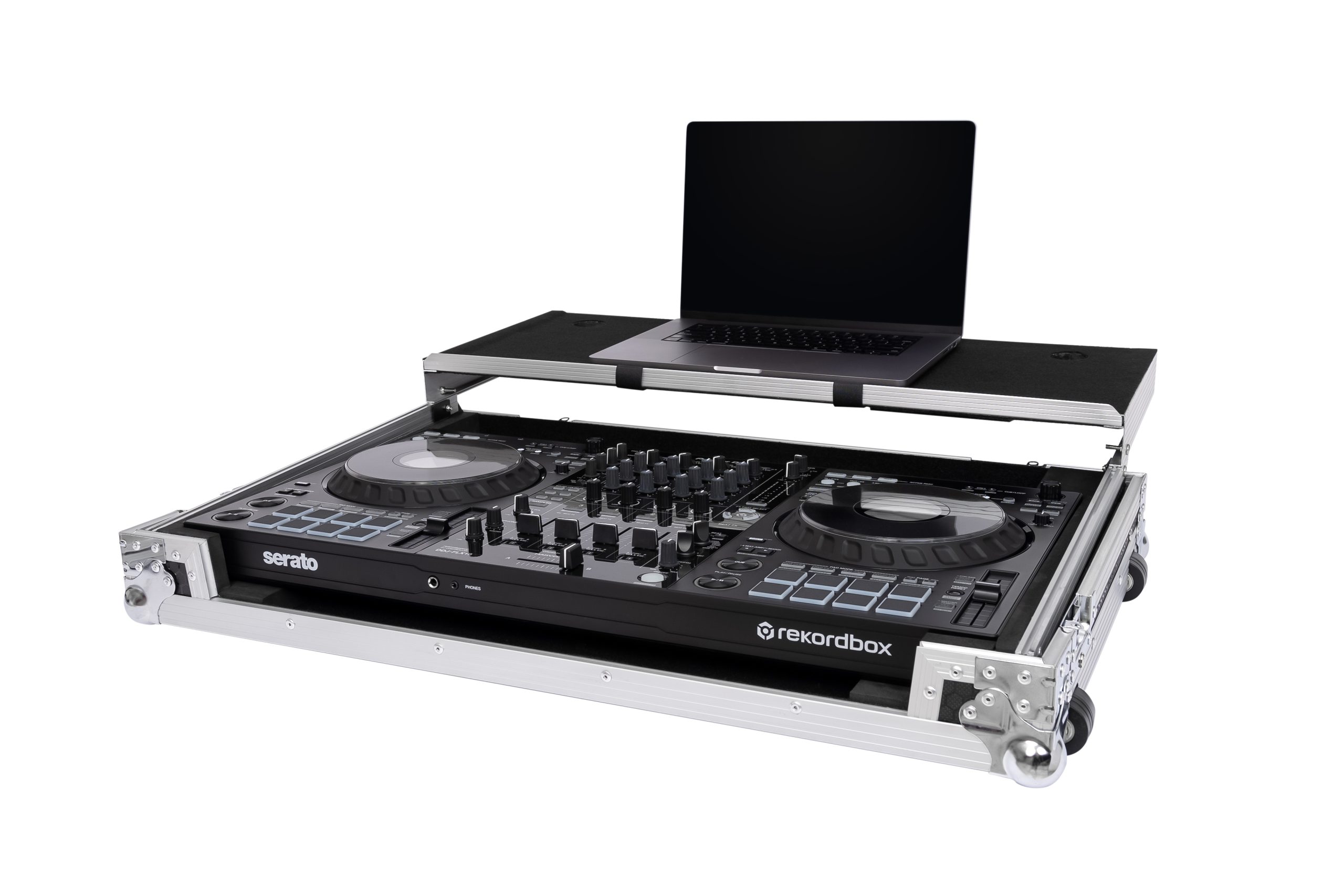 Flight Case for DDJ-FLX10 w/ Laptop Platform & Wheels gallery 6