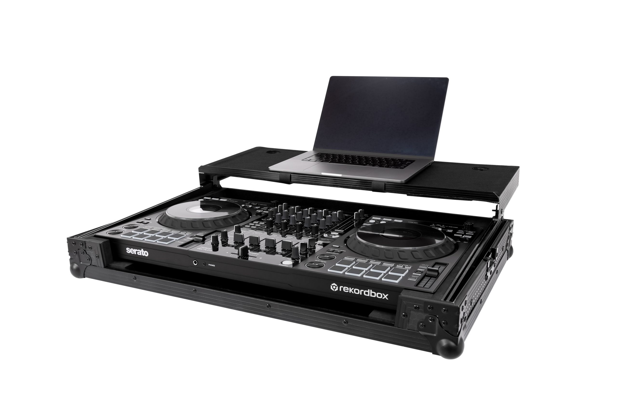 Pitch Black Flight Case for DDJ-FLX10 w/ Laptop Platform gallery 7