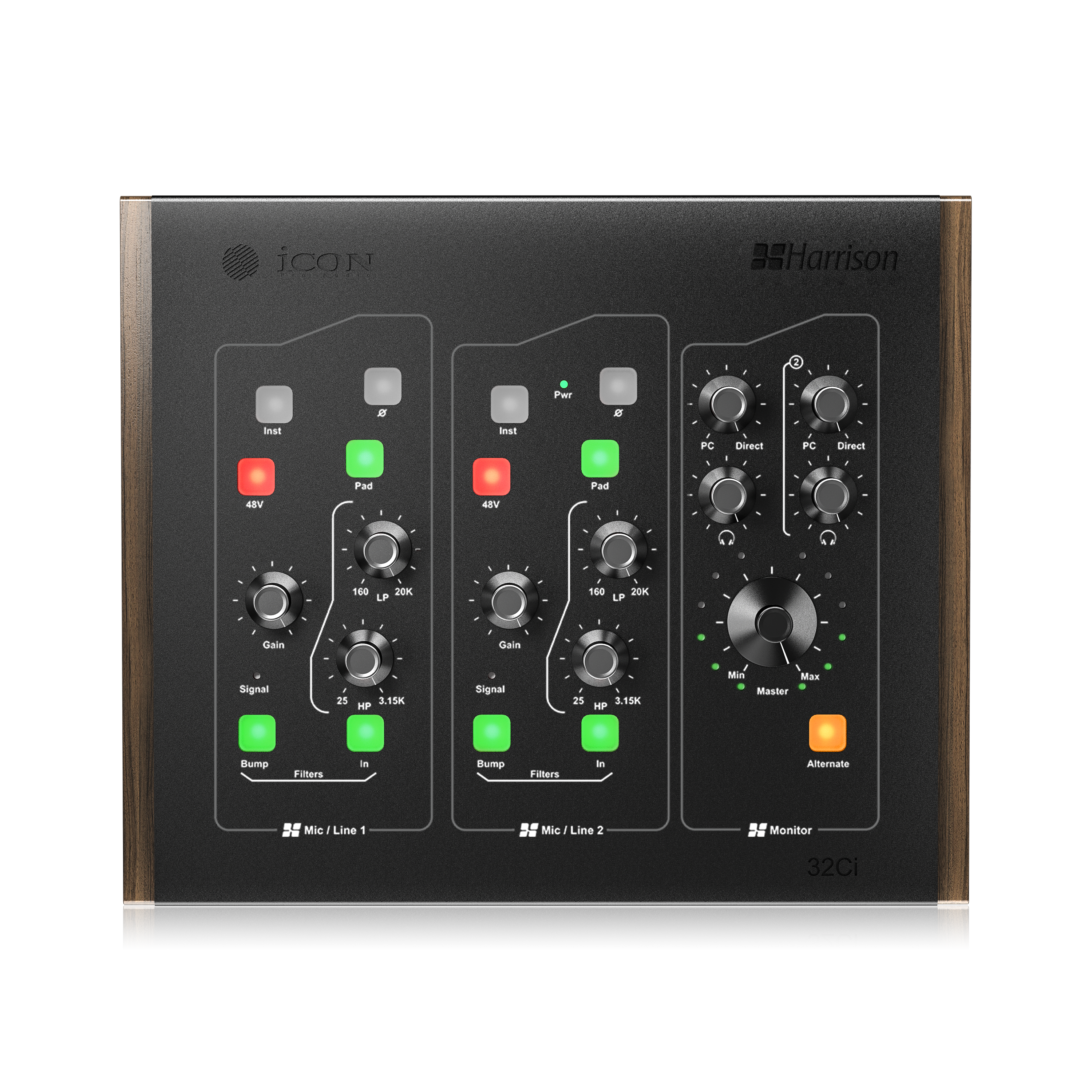 iCON Pro Audio Harrison 32Ci 12-channel USB-C Premium Recording Interface gallery 1