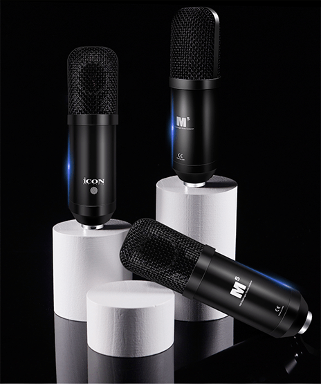 iCON Pro Audio M5 Large Diaphragm Studio Condenser Microphone w/ Shock Mount gallery 2