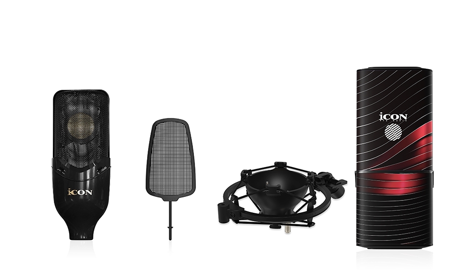 iCON Pro Audio Nova 3 Condenser Microphone with shock mount (Large Diaphragm) gallery 4