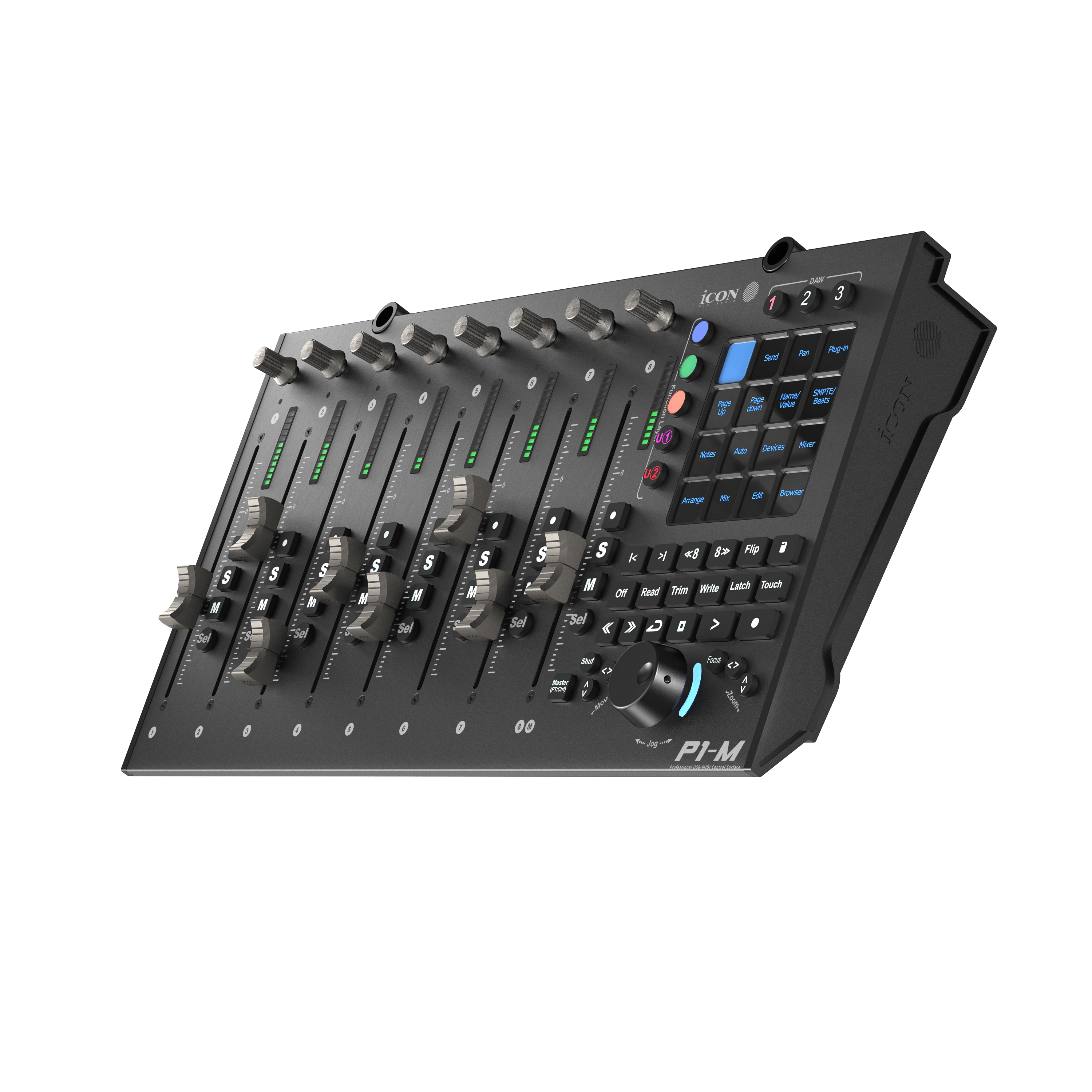 iCON Pro Audio P1-M DAW Control Surface with Motorized Faders gallery 3