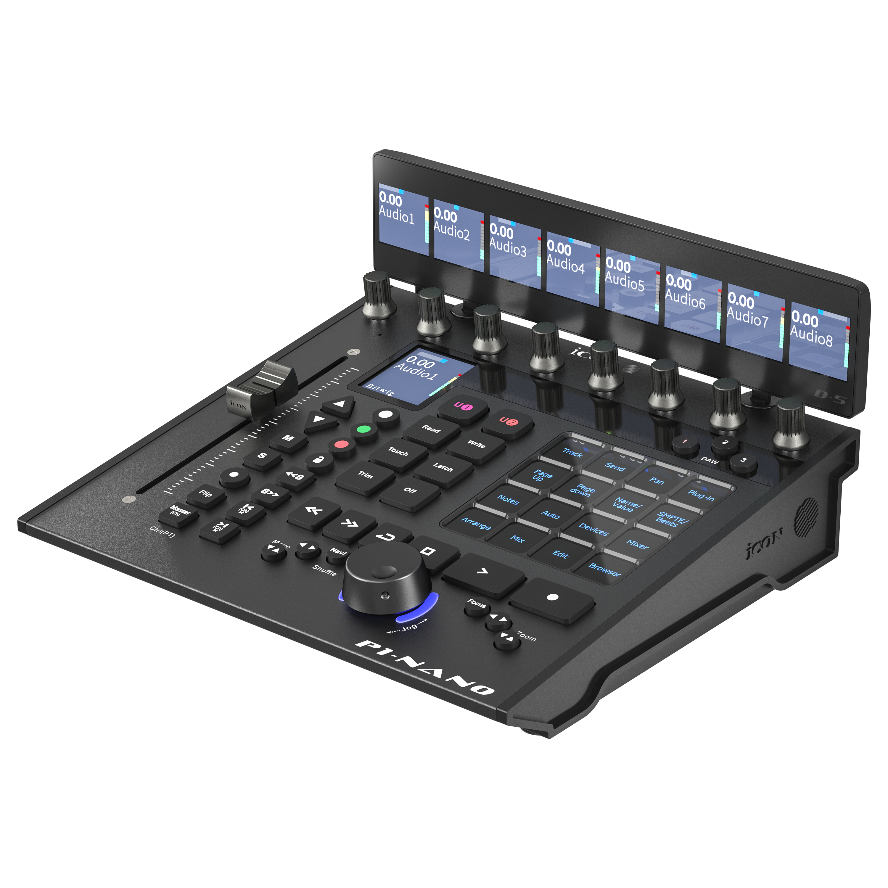 iCON Pro Audio P1-Nano DAW control surface w/ D5 display bundle