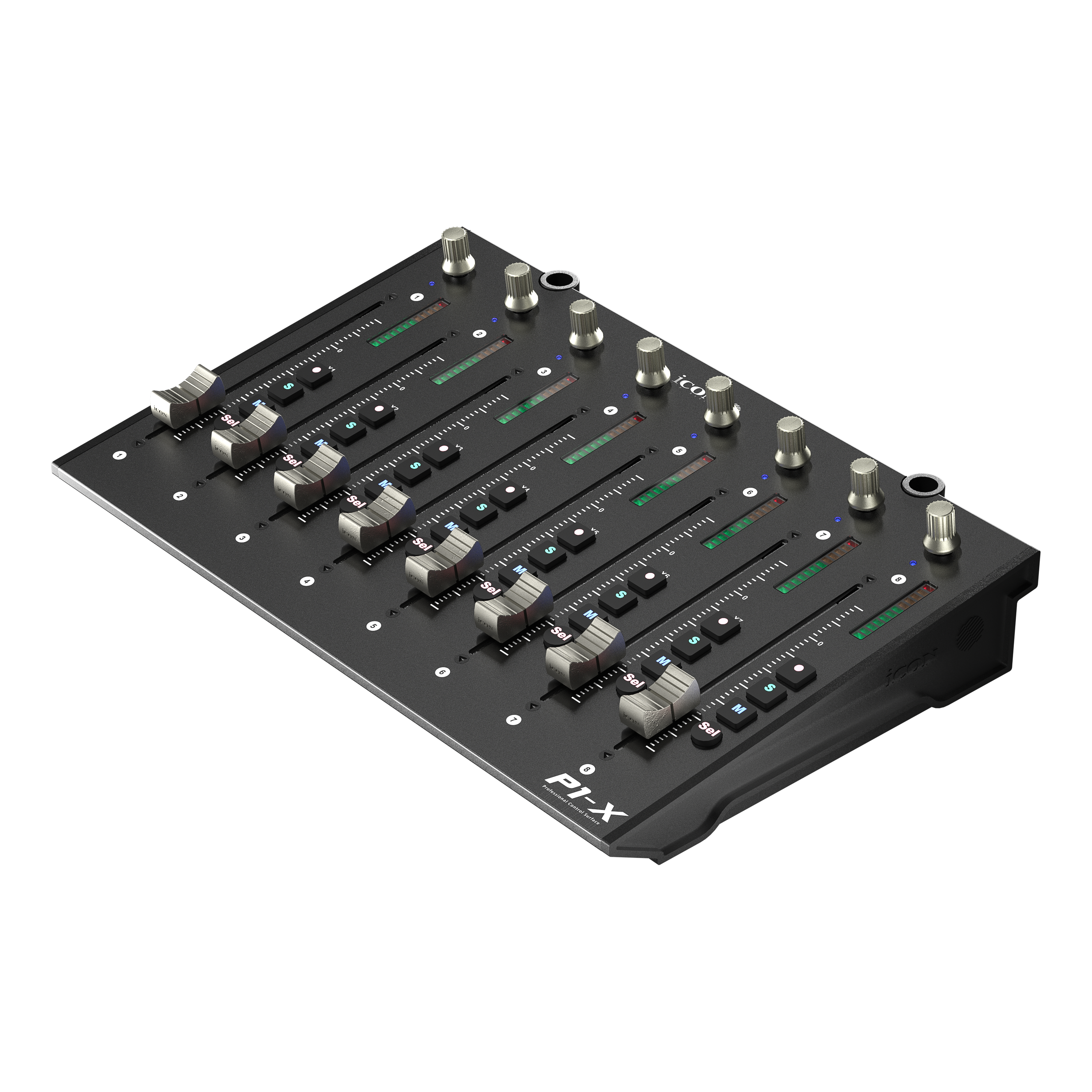 iCON Pro Audio P1-X Extender for P1-M DAW Control Surface with Motorized Faders gallery 1