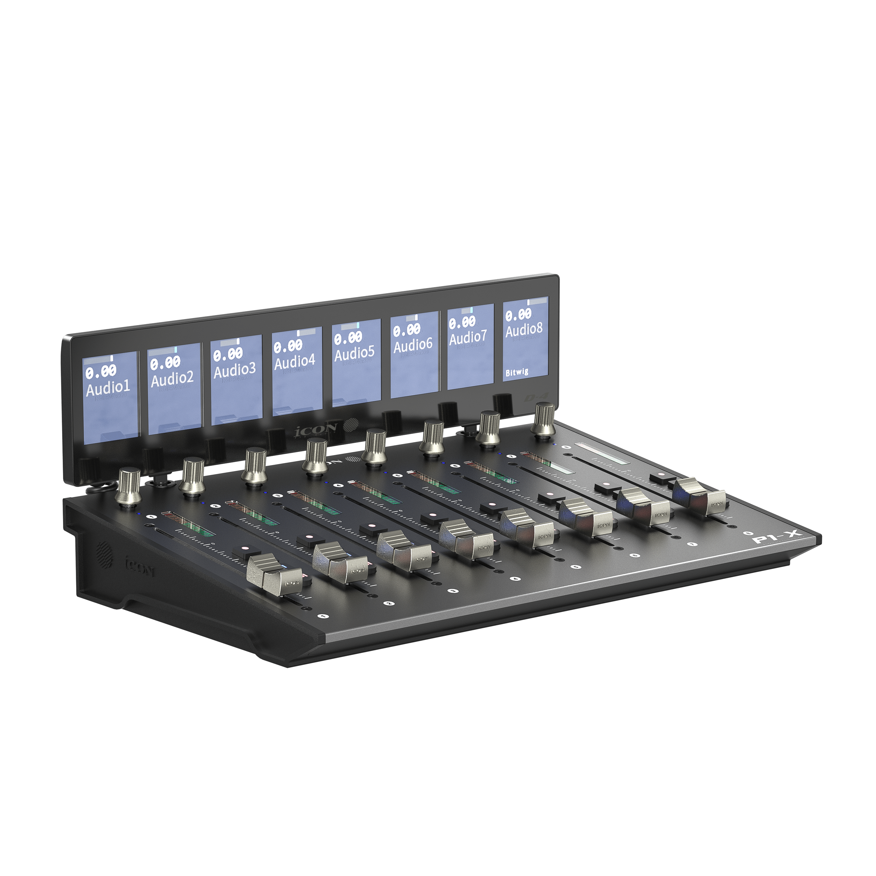 iCON Pro Audio P1-X DAW control surface w/ D4 display bundle gallery 1