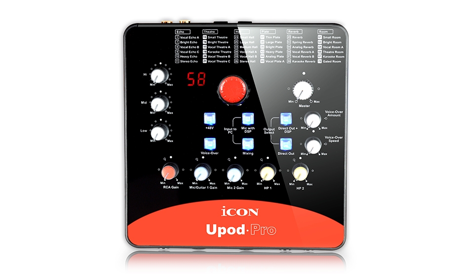 iCON Pro Audio Upod Pro - USB Interface with DSP EFX
