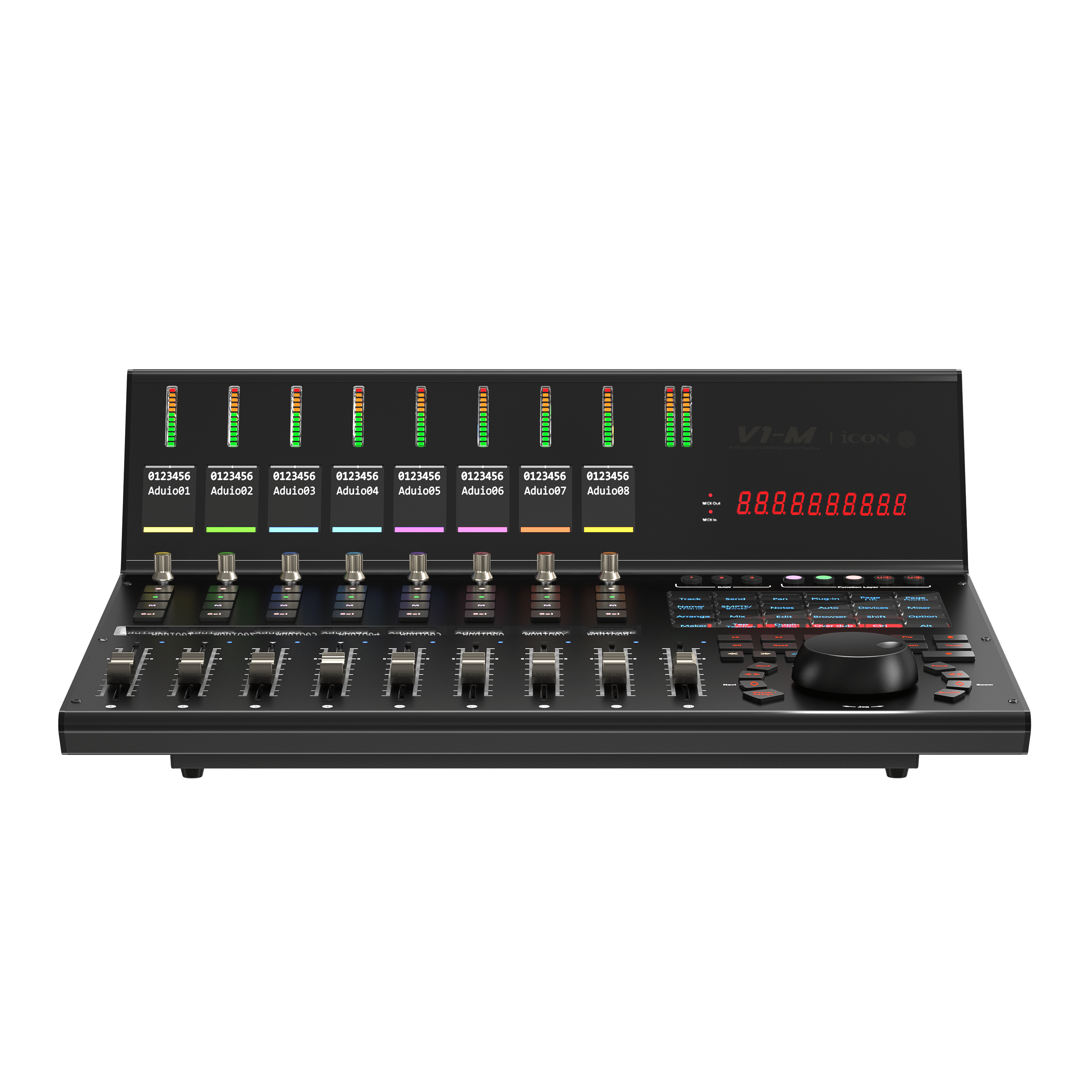 iCON Pro Audio V1-M USB MIDI DAW Control Surface with Motorized Faders gallery 2