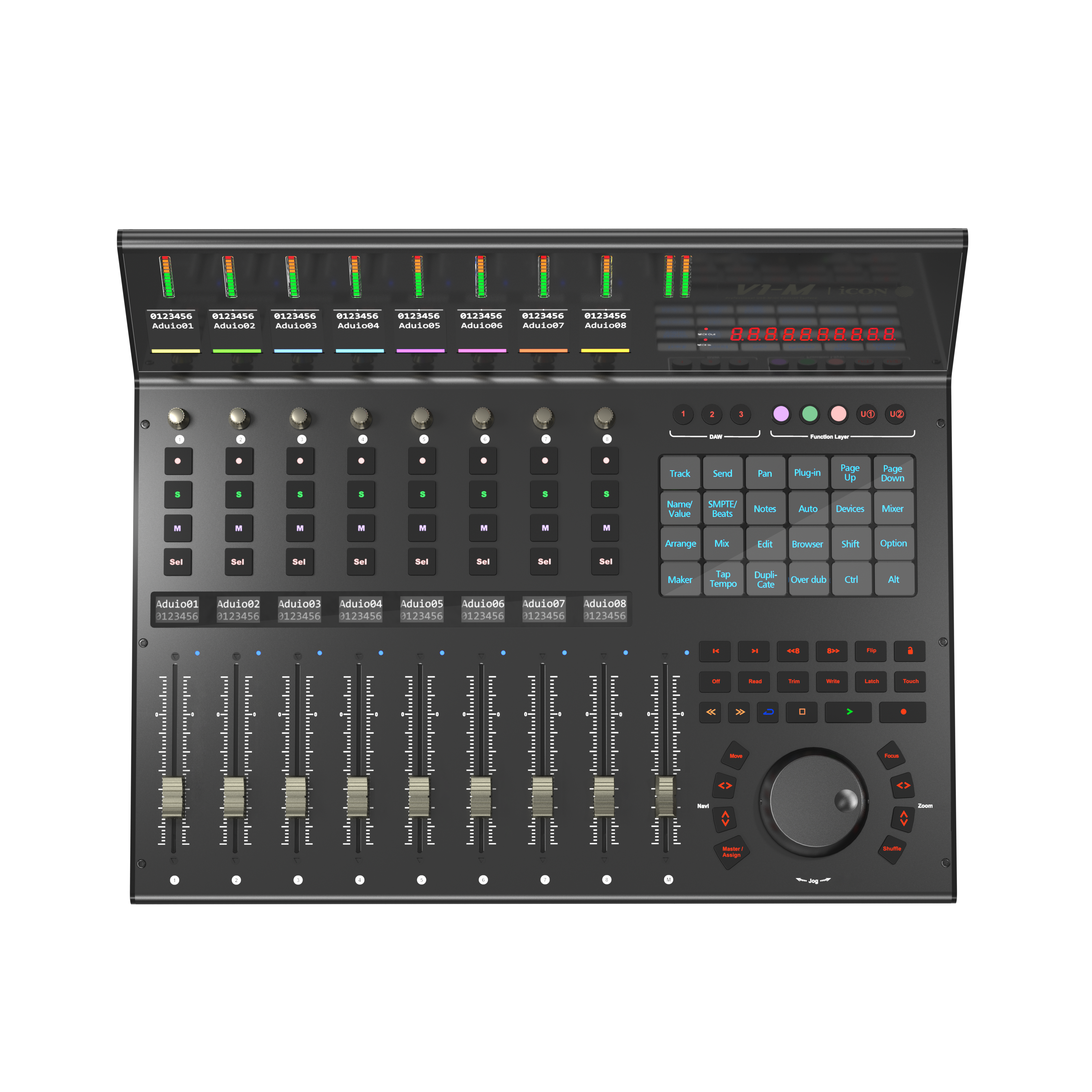 iCON Pro Audio V1-M USB MIDI DAW Control Surface with Motorized Faders gallery 1